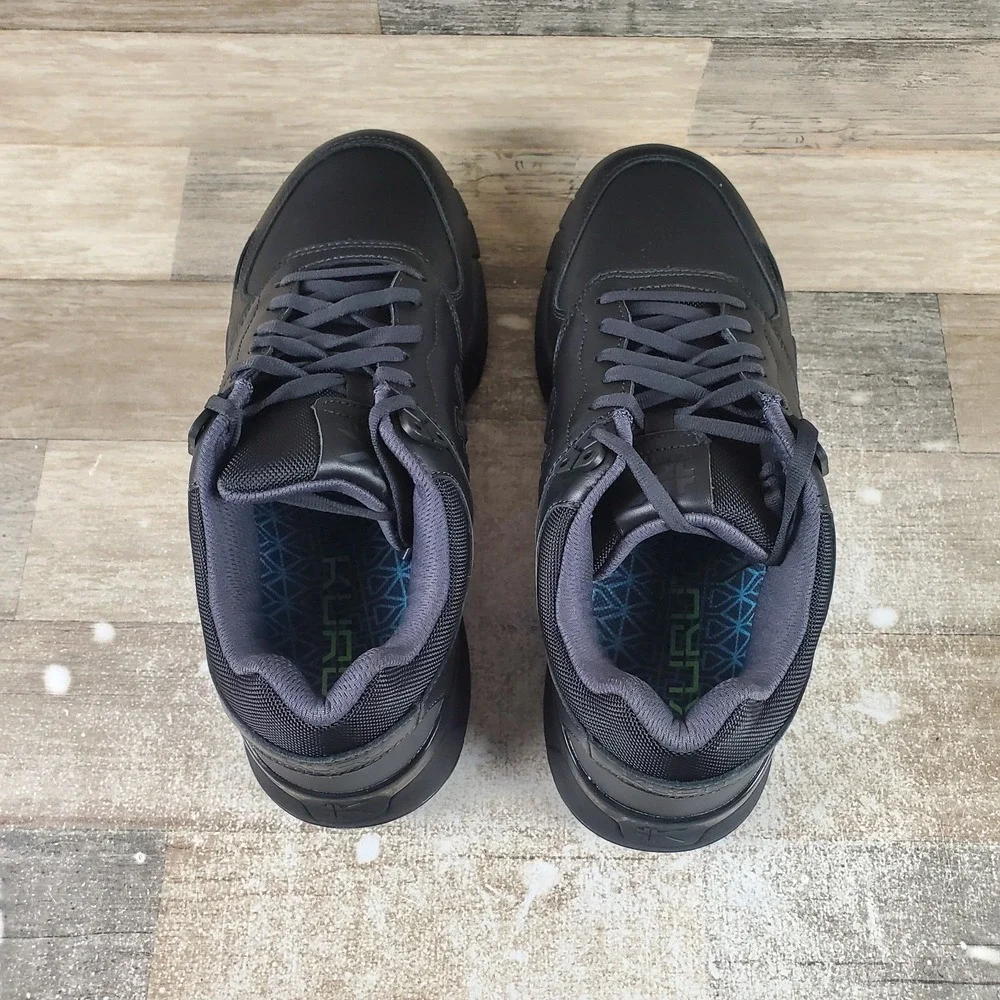 Kuru Kinetic 2 Womens Shoes Sz 12 W Athletic‎ Running Smokestack Black Sneakers